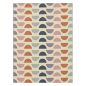 Stijlvol Geometrische vormen patroon in aardekleur Tafelkleed (Voorkant)