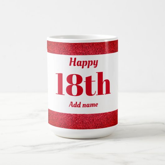 , stijlvol, gepersonaliseerd mok cadeau voor 18e v (Center)
