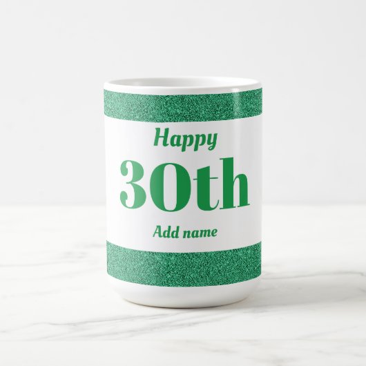 , stijlvol, gepersonaliseerd mok cadeau voor 30e v (Center)