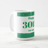 , stijlvol, gepersonaliseerd mok cadeau voor 30e v (Voorkant links)