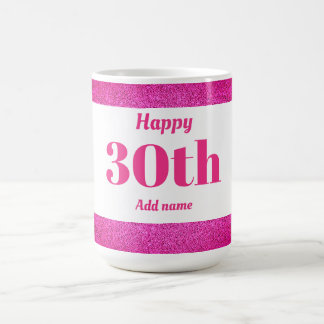 , stijlvol, gepersonaliseerd mok cadeau voor 30e v