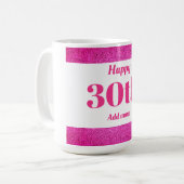 , stijlvol, gepersonaliseerd mok cadeau voor 30e v (Voorkant links)
