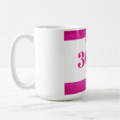 , stijlvol, gepersonaliseerd mok cadeau voor 30e v (Links)