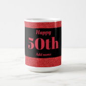 , stijlvol, gepersonaliseerd mok cadeau voor 50e v (Center)