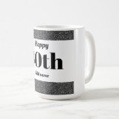 , stijlvol, gepersonaliseerd mok cadeau voor 60ste (Voorkant rechts)