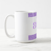, stijlvol, gepersonaliseerd mok cadeau voor 80ste (Links)