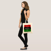 Stijlvol gepersonaliseerd NGUZO SABA Happy Kwanzaa Tote Bag (Voorkant (model))