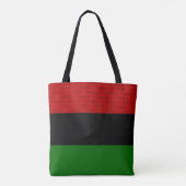 Stijlvol gepersonaliseerd NGUZO SABA Kwanzaa Tote Bag (Achterkant)