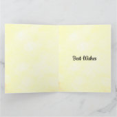 Stijlvol gepersonaliseerd pensioen kaart (Binnen)