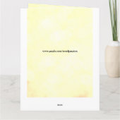 Stijlvol gepersonaliseerd pensioen kaart (Achterkant)