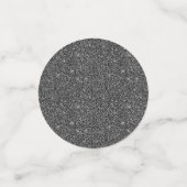 Stijlvol  gepersonaliseerd verjaardagsgebouw 30th confetti (Kleine voorkant)