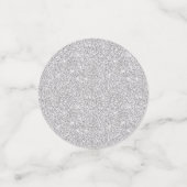 Stijlvol gepersonaliseerd verjaardagsgebouw 50th confetti (Kleine voorkant)