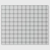 Stijlvol geruit patroon van grijs cadeaupapier (Vlak)