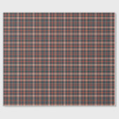 Stijlvol geruite patroon cadeaupapier (Vlak)