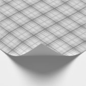 Stijlvol gevarieerd patroon van grijs cadeaupapier (Hoek)