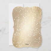 Stijlvol gevechtskerstfeestjes Foto bruiloft Feestdagenkaart (Achterkant)