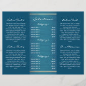 Stijlvol glitter en geborsteld metaal, drievoudig  (Achterkant)