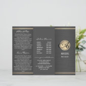 Stijlvol glitter en geborsteld metaal, drievoudig  (Staand voorkant)