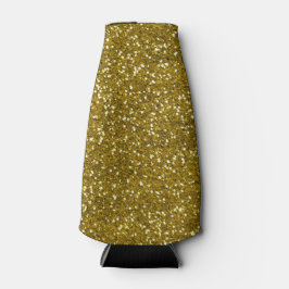 Stijlvol Glitter Gold Flesjeskoeler
