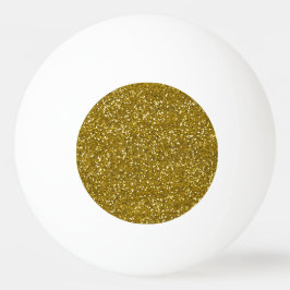 Stijlvol Glitter Gold Pingpongbal