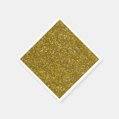 Stijlvol Glitter Gold Servet (Hoek)