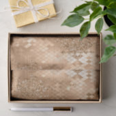 Stijlvol Gold Glitter Oerwoud Snake Skin Pattern Tissuepapier (Geschenk)