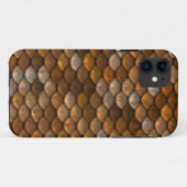 Stijlvol goud brons metalen patroon Case-Mate iPhone case (Achterkant (horizontaal))