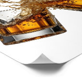 Stijlvol goud CHEERS-ontwerp Poster (Hoek)