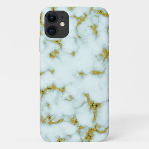 Stijlvol goud en wit marmer   Aangepaste telefoonh Case-Mate iPhone Case