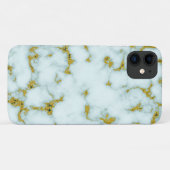 Stijlvol goud en wit marmer | Aangepaste telefoonh Case-Mate iPhone Case (Achterkant (horizontaal))