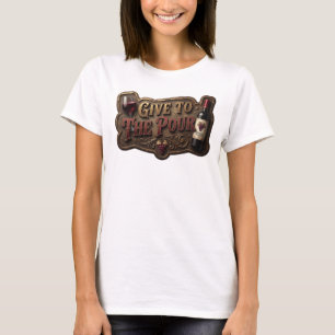 Stijlvol Goud GEEF AAN DE UITGIETER Kunstzinnig Mo T-shirt