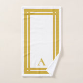 Stijlvol Goud Gepersonaliseerd Hotel Athletic Bad Handdoek (Handdoek)