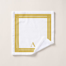 Stijlvol Goud Gepersonaliseerd Hotel Athletic Bad Handdoek