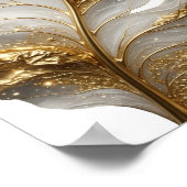 Stijlvol Goud GOUDEN BLAD Print (Hoek)