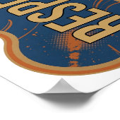 Stijlvol Goud RESPECT Design Poster (Hoek)