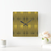 Stijlvol goud vierkante klok (Huis)