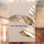 Stijlvol Goudblad  Raamsticker (Vel 2)