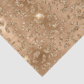 Stijlvol goudglitter Wild Leopard Spots Patroon Tissuepapier (Detail)