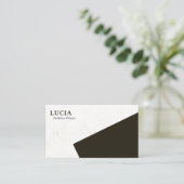 Stijlvol goudstof en donkergroen Visitekaartje (Staand voorkant)