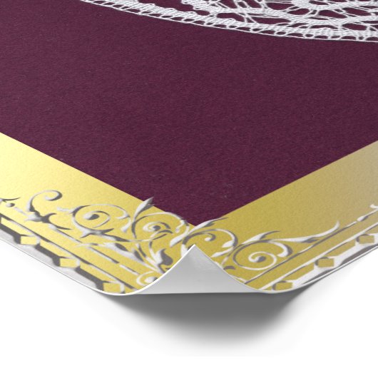 Stijlvol goudzilver lijst, aangepaste foto poster (Hoek)