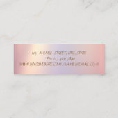 Stijlvol, grafisch, professioneel Lijst Mini Visitekaartje (Achterkant)