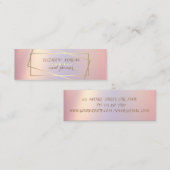 Stijlvol, grafisch, professioneel Lijst Mini Visitekaartje (Voorkant / Achterkant)