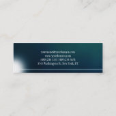 Stijlvol Greeny Plain Clean Slim Mini Visitekaartje (Achterkant)