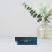 Stijlvol Greeny Plain Clean Slim Mini Visitekaartje (Staand voorkant)