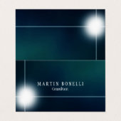 Stijlvol Greeny Plain Clean Visitekaartje (Buitenkant ongevouwen)