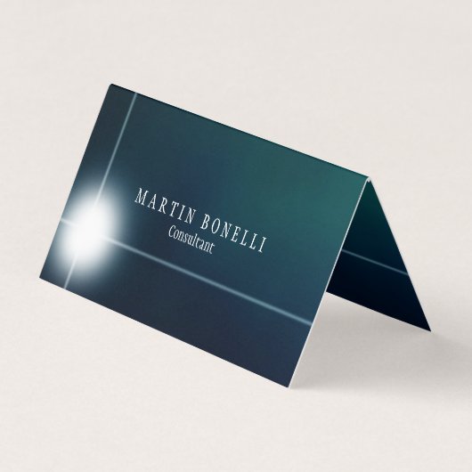 Stijlvol Greeny Plain Clean Visitekaartje (Voorkant)