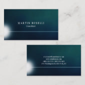 Stijlvol Greeny Plain Clean Visitekaartje (Voorkant / Achterkant)