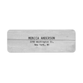  Stijlvol Grijs Hout Plain Modern Etiket