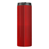 Stijlvol grijs monogram thermosbeker (Achterkant)