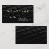 Stijlvol grijs patroon Futurist Techno Visitekaart Visitekaartje (Voorkant / Achterkant)